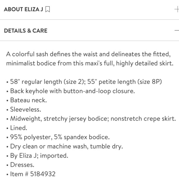 Eliza J Scarf Print Jersey & Crepe de Chine Maxi Dress New Size 0 - Picture 5 of 13